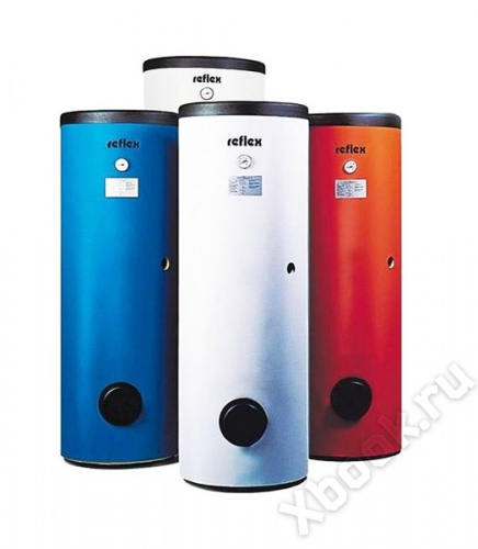 *7750500 Reflex Бак AB(SB) 500  водонагреватель накопительный цилиндрический напольный голубой вид спереди