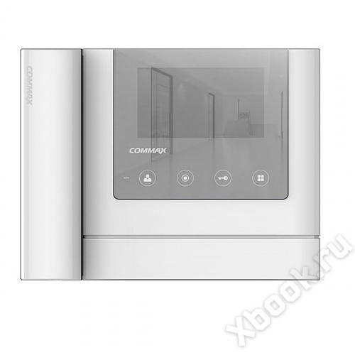 Commax CDV-43MH(Mirror) белый вид спереди