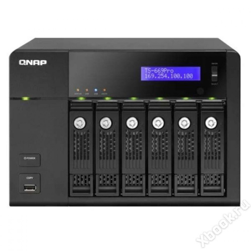 QNAP TS-669 Pro вид спереди