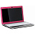 Sony VAIO VPC-Y21M1R Pink + внешний DVD-RW вид сверху